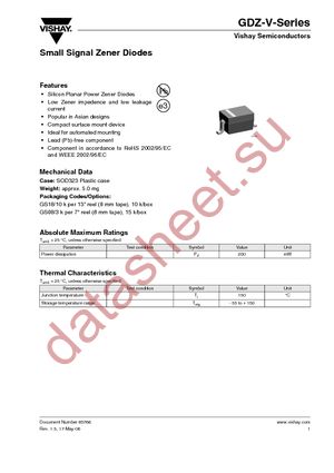 GDZ24B-V-GS08 datasheet  